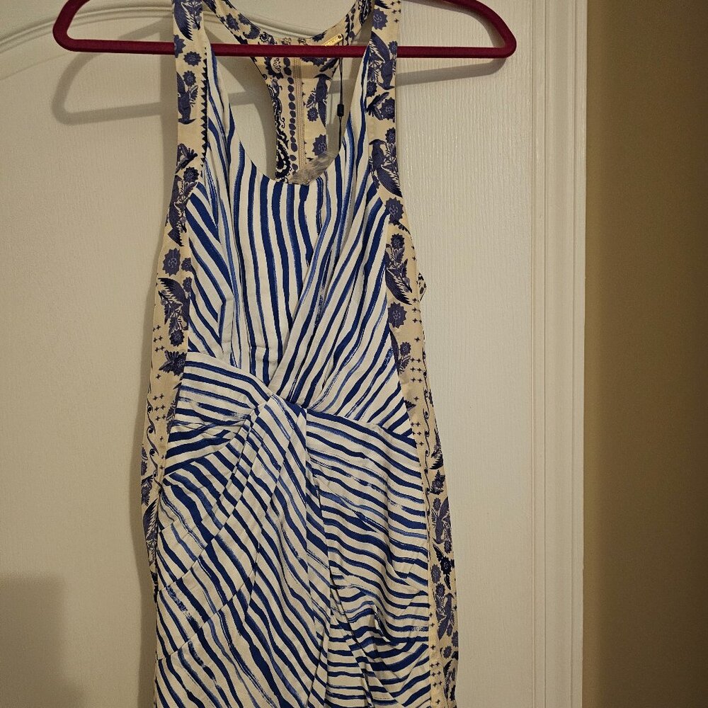 NWT - Rebecca Minkoff Blue Contrast Cocktail Dress